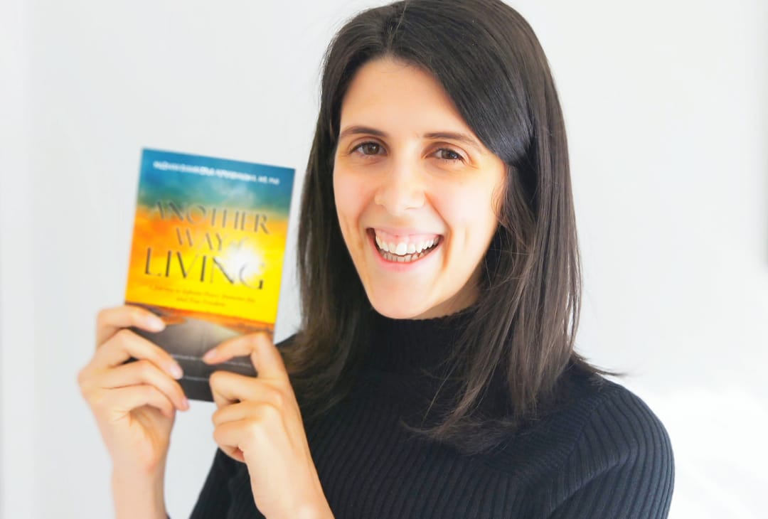 photo of my book and louisa